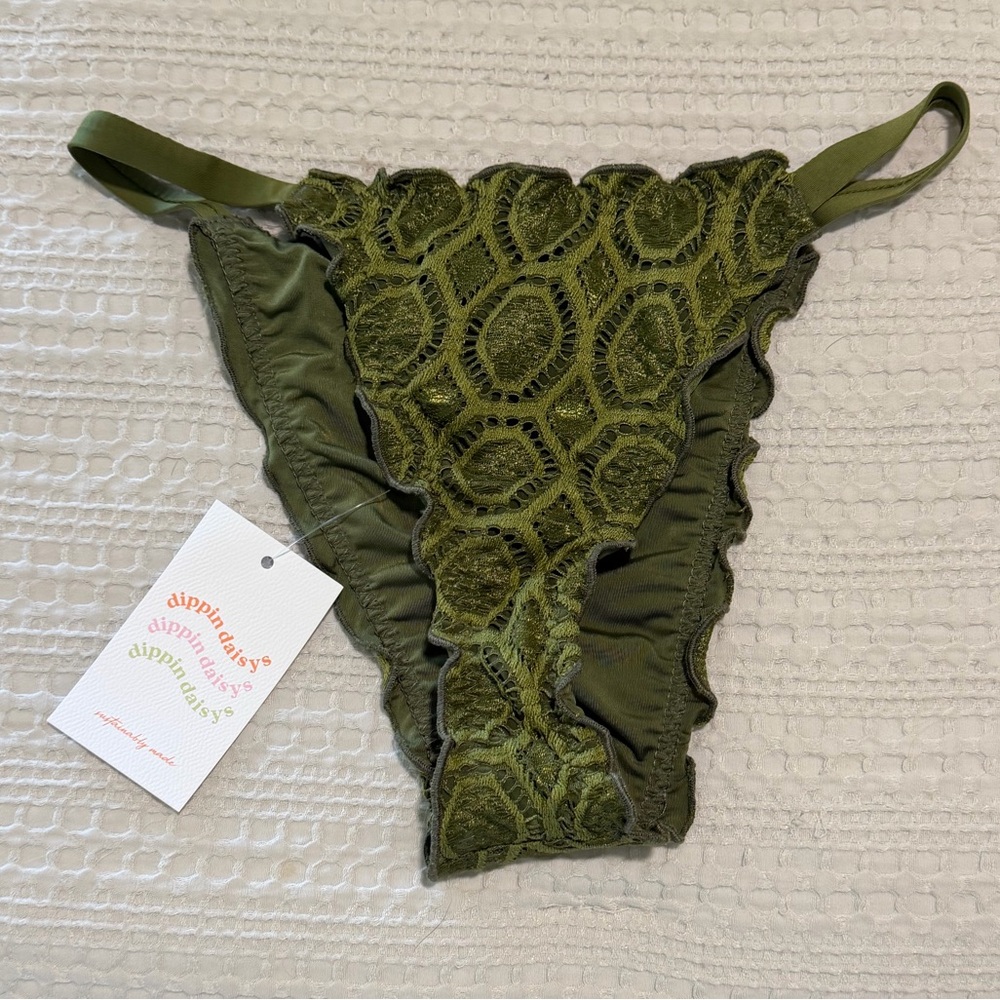 Olive Green Bikini Bottoms